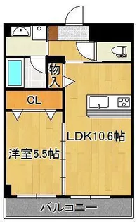 グランドコート嵐山【4階】の間取り