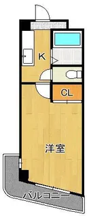 KMマンション北方【6階】の間取り