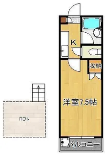 リファレンス企救丘【2階】の間取り