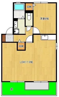 クレール長尾【1階】の間取り