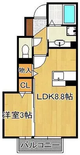 フォルトナカーサ【1階】の間取り