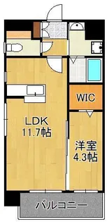 malvarosa【6階】の間取り