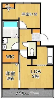 桜橋山荘【3階】の間取り
