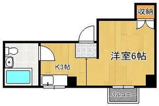 コーポラス旭【2階】の間取り