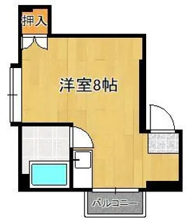 コーポラス旭【3階】の間取り