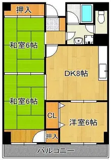 3DKの間取り画像