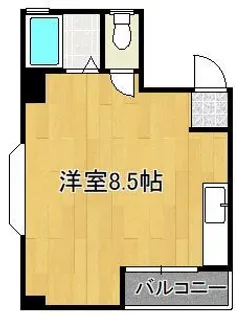 第2コーポあけみ【4階】の間取り