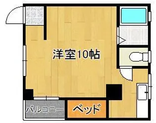 第2コーポあけみ【1階】の間取り