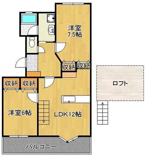 レイ・ブリック東水町【3階】の間取り