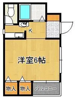 紫陽花館【4階】の間取り