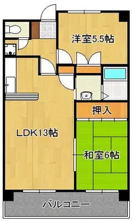 アーバンプラザ21【7階】の間取り