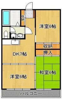 サンクチュアリ【4階】の間取り