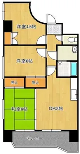 ブランペルル【3階】の間取り