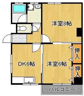 Kビル【4階】の間取り