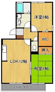 リベルテSⅡ【3階】の間取り