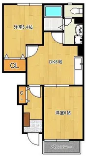 オードピュールⅡ【1階】の間取り