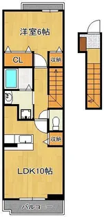 フィーノヴィラⅡ【2階】の間取り