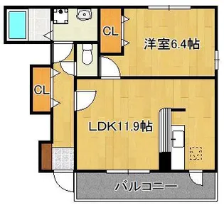 アルカンシエル・Y B【1階】の間取り