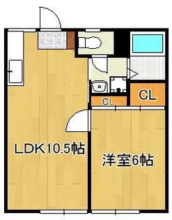 パナハイツ竹本【1階】の間取り