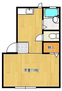 プレジールミスミ【2階】の間取り