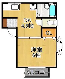 リバビューU【2階】の間取り