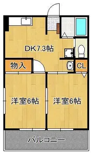 福恵レジス【1階】の間取り