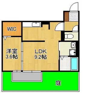 グランメゾン城野【1階】の間取り