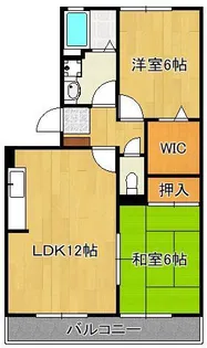 リベルテS.B棟【3階】の間取り