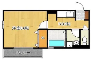 Reciente South(レシェンテ南)【2階】の間取り