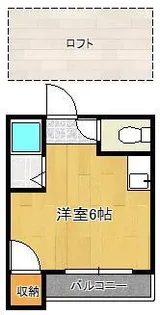 ガーディア城野【1階】の間取り