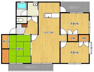 アンフィニ企救丘【2階】の間取り