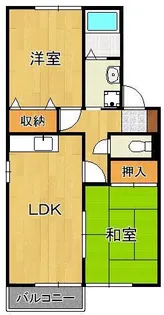 LUNA【2階】の間取り