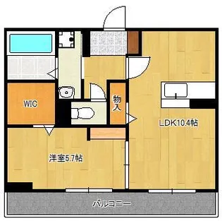 elegant palace横代北【2階】の間取り