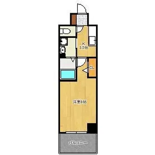 MDI Prosperare北九州市立大学前【2階】の間取り