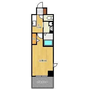 MDI Prosperare北九州市立大学前【5階】の間取り