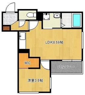 Crecia守恒【3階】の間取り