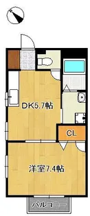 ドゥソレイユ21 B棟【2階】の間取り