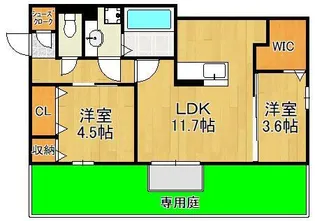 D-ROOM守恒Ⅱ【1階】の間取り