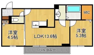 D-ROOM守恒Ⅱ【2階】の間取り