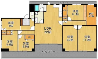 コロナビルⅡ【3階】の間取り