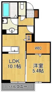 Excellent街角六番館【1階】の間取り