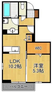 Excellent街角六番館【1階】の間取り