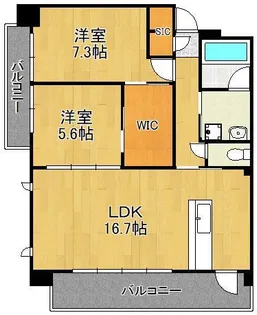 Gran Stella Nagao【3階】の間取り