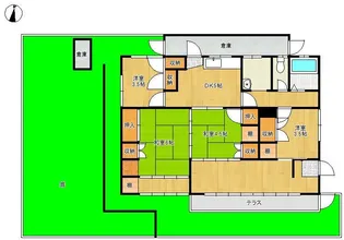 福岡県北九州市小倉南区守恒1丁目【一戸建】の間取り