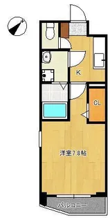 MDIプロスジョイア北九州市立大学前【7階】の間取り