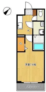 MDIプロスジョイア北九州市立大学前【8階】の間取り