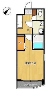 MDIプロスジョイア北九州市立大学前【10階】の間取り