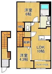 ブドワール【2階】の間取り