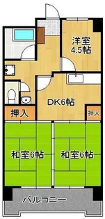 第8岡部ビル【4階】の間取り