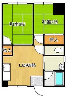 マンショーン勝之【5階】の間取り